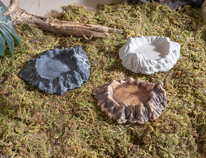 Tazón de Alimentación para Reptiles, Plato de Cerámica para Mascotas, Plato para Comida y Agua para Perros y Gatos, Antideslizante, Impermeable, Redondeado, Moderno, para Uso en Interiores, Capacidad de 300 ml - Product Image 6