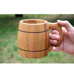 Taza de Madera Rústica Hecha a Mano, Taza de Madera Natural para Beber, para Cocina y Comedor - Product Image 3