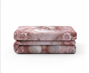 Juego de 3 Fundas de Almohada de Microfibra con Estampado de Flores de Peluche, Rellenas de Poliéster Moderno - Product Image 5