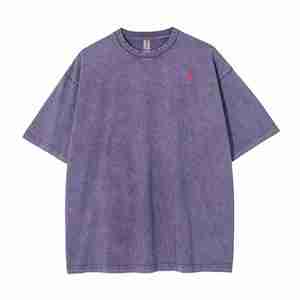 2024 vente en gros personnalisé hommes T-Shirts Vintage lavé à l'acide lourd graphique coton surdimensionné grande taille imprimé Design garçons - Product Image 5