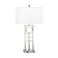 Lampes de table en acrylique de chevet d'hôtel de bureau design Aloft Lighting avec interrupteur de base