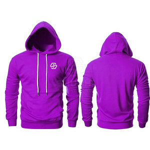 Sweat-shirts d'hiver personnalisés pour hommes avec logo, 100% coton, motif uni, haute qualité, écologiques, pour adultes - Product Image 2