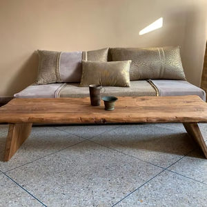 Table basse en bois moderne et élégante avec rangement pour la maison et le bureau, ensembles de meubles de salon pratiques - Product Image 1