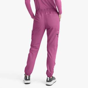 เสื้อสครับแพทย์แฟชั่นชุดวิ่งสำหรับหมอและพยาบาลดีไซน์แบบขัดตัว - Product Image 2