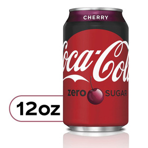 Coca-Cola Cherry Zero Sugar Drink 330ml Botella de refresco afrutado Ingrediente primario Carbonato - Product Image 3