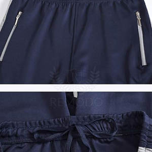 Ensemble de survêtement léger en coton 100% pour homme adulte, à capuche, motif uni, respirant, manches longues, hiver, haute qualité, élastique - Product Image 5