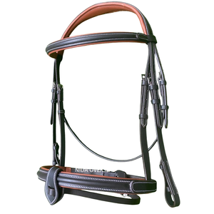 Brida de Caballo de Cuero de Búfalo Indio Personalizada, Elegante y Cómoda, Color Negro-Marrón, Accesorios de Primera Calidad para Caballos, Equipo Ecuestre - Product Image 6