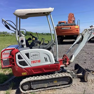 Takeuchi เครื่องขุดกระบอกสูบไฮดรอลิก TB216H ขนาดเล็กเครื่องจักรตีนตะขาบ - Product Image 2