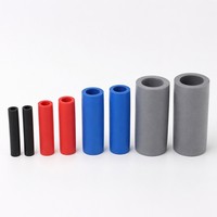 Tube isolant en mousse de caoutchouc à cellules fermées flexible, couleur souple, en NBR et PVC, pour conduite de réfrigérant de climatisation
