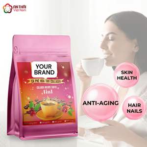 กาแฟคอลลาเจน 4in1 แบบขายส่ง OEM พร้อมครีม น้ำตาล พรีเมียม บำรุงผิวขาว ลดน้ำหนัก ชะลอวัย เพิ่มพลังงาน กล่องเสริมความงาม - Product Image 1