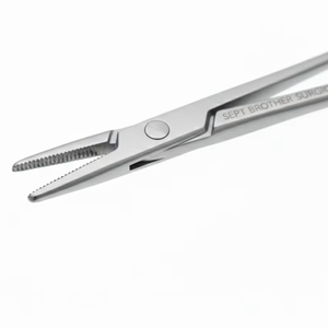 Portaagujas Mayo-Hegar Profesional de Acero Inoxidable, Pinzas de Sutura Quirúrgica con Bloqueo de Trinquete, Grado Hospitalario Certificado - Product Image 3