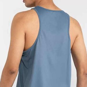 2025 New Custom Design 100% Polyester Seamless Knitted <b>Tank</b> <b>Top</b> Round Neck <b>Mens</b> Casual Sports Shirts - Product Image 6