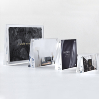 Cadre Photo magnétique acrylique Offre Spéciale Panneau d'affichage transparent Menu Support de bureau Présentoir A4 A5 A6 Panneau publicitaire