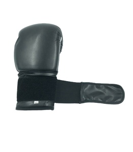 Leather Boxing Gloves Smooth Interior Skin Friendly Hook and Loop Closure Adjustable <b>Wrist</b> <b>Strap</b> Durable Daily Use for Training - Product Image 3
