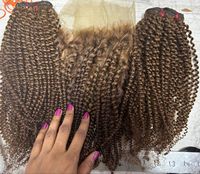 Cheveux humains afro bouclés bruts bouclés beaux cheveux humains indiens au meilleur prix