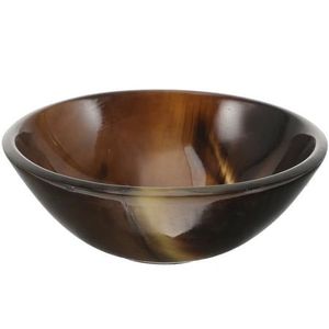 BOL EN CORNE DE BUFFALO NATUREL DE QUALITÉ ELEVATE Disponible dans toutes les tailles Artisanat en corne indienne Bol en corne décoratif pour la maison et - Product Image 1