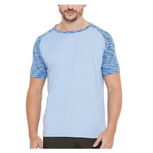 O Neck T-shirts de fitness pour hommes Meilleures ventes Fabricants de vêtements imprimés avec logo personnalisé T-shirt de fitness d'entraînement personnalisé - Product Image 1