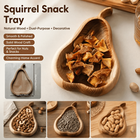 Plateau de Noël en bois avec motif de bois de cerf, assiette à collation pour la maison, plat à bonbons pour desserts, assiette à pizza pour graines de melon, fruits secs et bonbons