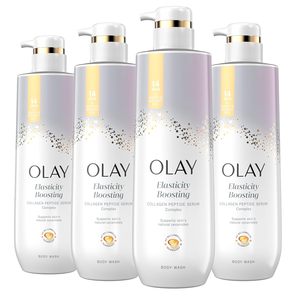 Gel de Ducha Olay con Colágeno y Vitamina B3 para Mayor Elasticidad, para Mujeres, 20 fl oz, Paquete de 4 - Product Image 1