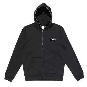 Sudadera personalizada de algodón 100% para hombre, Sudadera con capucha y cremallera de cara completa, sudadera con cremallera de invierno con estampado personalizado de alta calidad - Product Image 4