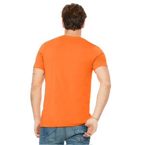 T-shirt col en V pour hommes à manches courtes avec logo personnalisé Chemises col en V violet T-shirt unisexe respirant T-shirt personnalisé unisexe - Product Image 5