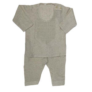 ชุดเสื้อผ้าเด็กผู้ชายแรกเกิดปักลาย - สีเขียว - Product Image 4