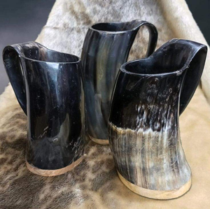 Vente chaude Viking Corne Tasses Agate Organique Poli Artisanat Naturel pour Verres Décoratifs Nouveau Design Corne À Boire Tasse - Product Image 6