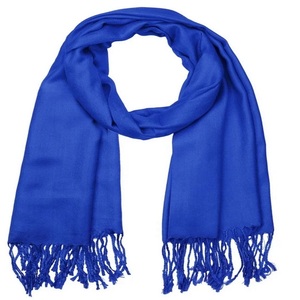 Wholesale Custom Color Pashmina Shawl Winter 100% <b>Viscose</b> Shawls Tassel <b>Hijab</b> Scarf High Quality ladies Accessories Scarves - Product Image 2