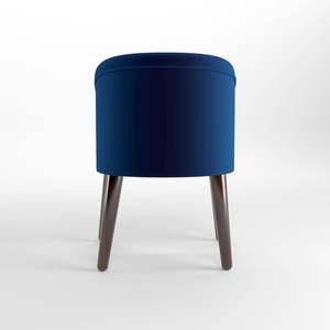 Traditional Style <b>Dining</b> <b>Chairs</b> with <b>Velvet</b> Cushions for Living Room Drawing Room Bedroom or Office Use - Product Image 3