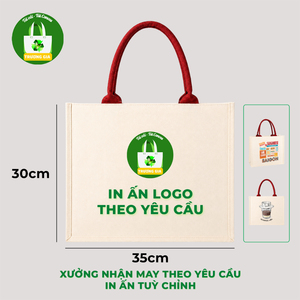 กระเป๋าผ้าแคนวาส Truong Gia ขนาด 35x30 ซม. ลายกาแฟเวียดนาม กระเป๋าโปรโมชั่นแบบลำลอง - Product Image 6