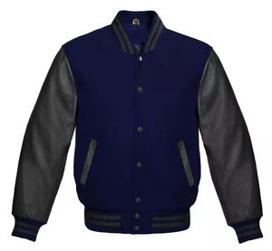MOVA TEXTILES 2025 Chaqueta Varsity Premium para Hombre-Mangas Delanteras de Lana y Cuero Genuino en Todos los Colores - Product Image 2