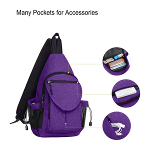 Custom Logo Fashion Casual Sport Small Sling <b>Shoulder</b> <b>Bag</b> Waterproof Oxford Running Crossbody Chest <b>Bag</b> for Women and <b>Men</b> - Product Image 4