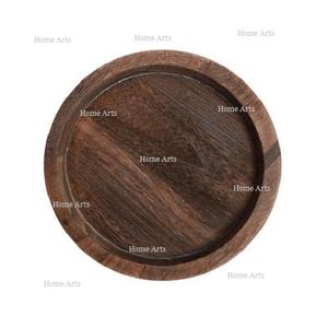 Assiette de présentation en bois au design le plus récent, qualité exclusive, taille et forme personnalisées, sous-assiette pour usage domestique et hôtelier - Product Image 4