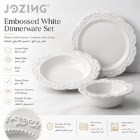 Vaisselle en céramique blanche en gros, stock disponible, assiettes et bols en porcelaine, vaisselle jetable pour hôtels, restaurants et fêtes