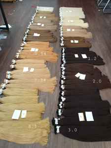 Cabello Humano Virgen Sin Procesar de Alta Calidad, Duración de 1 a 3 Años, Cabello Ruso con Opciones de Decoloración y Tinte, Lista de Precios al por Mayor - Product Image 2