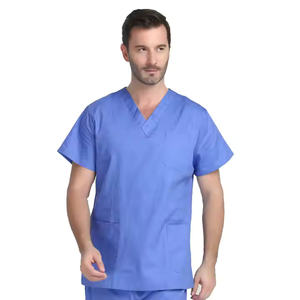2025 OEM médico regular Scrub hombres enfermería Scrubs cómodo para hombres Jogger Scrubs Set - Product Image 6