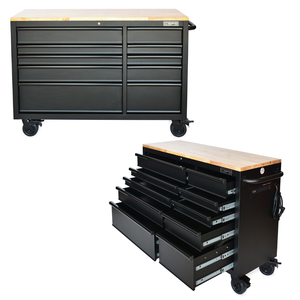 Armoire à outils en gros 132cm 10 tiroirs armoire de rangement d'outils en acier revêtu de puissance entrepôt pour l'industrie du garage de mécanicien - Product Image 1