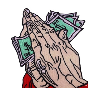 Bordado personalizado tejido hierro en parches prendas de moda hierro en máquina bordado parches para ropa - Product Image 3