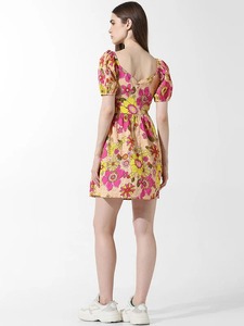 Robe courte en coton indien fait à la main tenue d'été décontractée élégante avec personnalisation cadeau d'anniversaire de mariée de mariage pour sa fille - Product Image 5