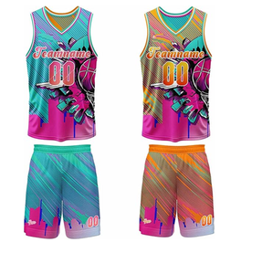 Maillot de basket-ball réversible personnalisé, maillot de basket-ball personnalisé, uniforme de basket-ball imprimé avec nom et numéro pour hommes et femmes - Product Image 6