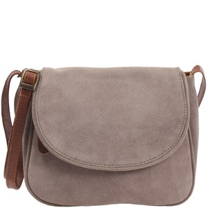 Sac à bandoulière en daim gris fait à la main pour femmes dernière conception avec bouton de broderie de style féminin et décoration de rivet pour un usage quotidien - Product Image 6