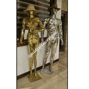 รูปปั้นแก้วสุดหรูขนาดกลางสไตล์อาร์ตเดคโคสไตล์หรูหรารูปแบบประติมากรรมจากผู้ผลิตอินเดียใหม่2024 - Product Image 3