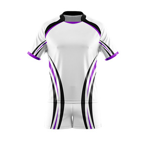 Uniformes de Rugby Transpirables Hechos en Fábrica, Conjuntos de Uniformes de Rugby al por Mayor, Personalizados con Impresión de Logotipo Privado - Product Image 1