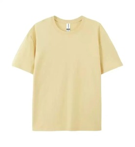 Summer men's pure cotton <b>T</b>-<b>shirt</b> oversized 220gsm high-quality thick unisex men's short sleeved <b>T</b>-<b>shirt</b> solid color <b>white</b> black - Product Image 6