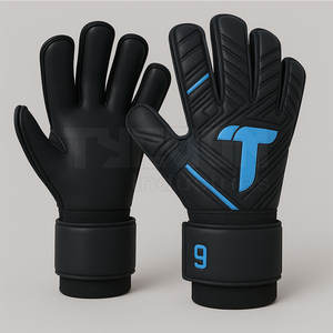 Guantes de portero con doble correa para la muñeca y látex antideslizante para un control de portería definitivo - Product Image 3