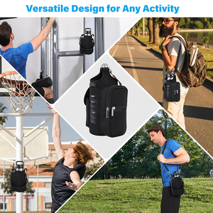 Bolsa Portabotellas <span class=keywords><strong>de</strong></span> Gimnasio Magnética Personalizada con 5 Compartimentos, Funda Impermeable para <span class=keywords><strong>Botellas</strong></span> con Bolsillos para Teléfono - Product Image 5