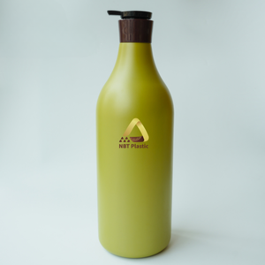 Botella de bomba de plástico verde OEM 2L para embalaje de champú y loción corporal - Product Image 4