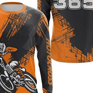 เสื้อแข่งเอ็มเอ็กซ์ผ้าเจอร์ซี่สำหรับผู้ชายเสื้อนักแข่งเอ็มเอ็กซ์แบบปรับแต่งได้ผลิตอย่างมืออาชีพ - Product Image 4