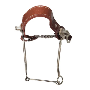 Hackamore ม้าชุบโครเมี่ยมพร้อมสายหนังแท้ - Product Image 2
