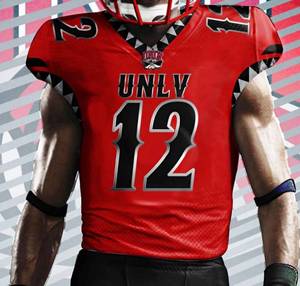 ชุดยูนิฟอร์มอเมริกันฟุตบอลสีแดงและดำ ผ้าสแปนเด็กซ์ตาข่ายโพลีเอสเตอร์ 100% ผลิตตามสั่งขายส่ง ระบายอากาศได้ดี เย็บอย่างประณีต - Product Image 1